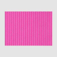 Papier de tissus Chevron - Blanc sur rose chaud