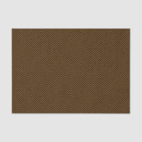 Papier de tissus Chevron Line - Orange on Black