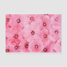 Papier de tissus de 10 livres, FLEURS ROSES HEUREU