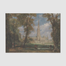 Papier de tissus de la cathédrale de Salisbury