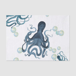 Mousseline Papier de tissus de la famille Octopus