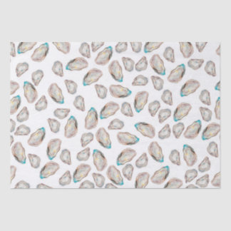 Mousseline Papier de tissus d'huître illustré - COULEUR COMPL