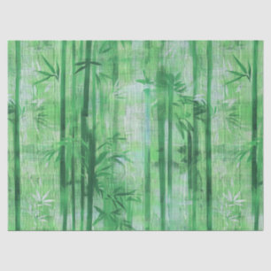Mousseline Papier de tissus en bambou vert moderne - 10 livre