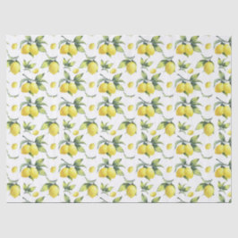 Mousseline Papier de tissus et de découpage - citron