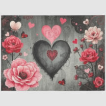 Papier de tissus gothique Abstrait romantique