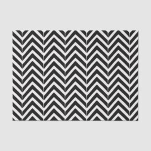 Mousseline Papier de tissus Motif Chevron Zig Zag