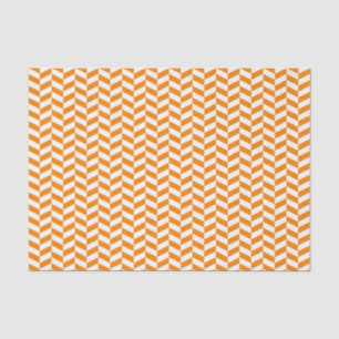 Mousseline Papier de tissus orangés et argentés blancs