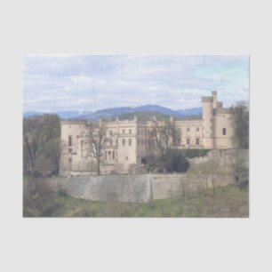 Mousseline Papier de tissus pittoresque Wolfsberg Castle
