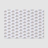 Papier de tissus pour bébé éléphant pour nouvelle