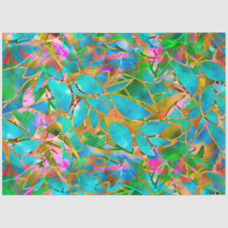 Mousseline Papier de tissus Verre Abstrait à tôle