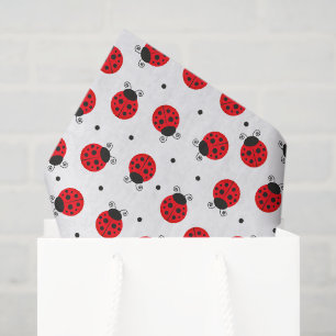 Mousseline Papier découpage coccinelle, insecte de jardin