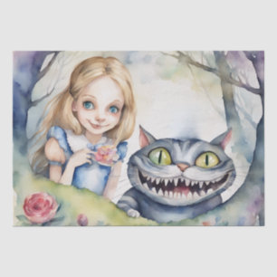 Mousseline Papier découpage couleur aquarelle Wonderland