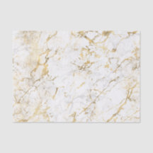 Papier decoupage marbre blanc et or ou remplissage