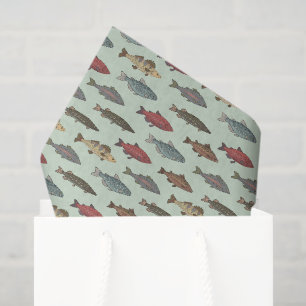 Mousseline Papier découpage poisson, vie marine océanique