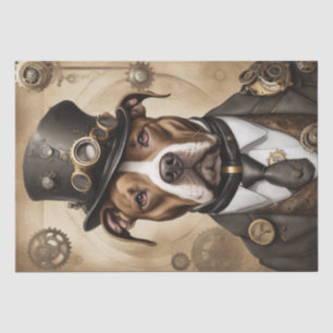 Mousseline Papier découpage Steampunk Pitbull