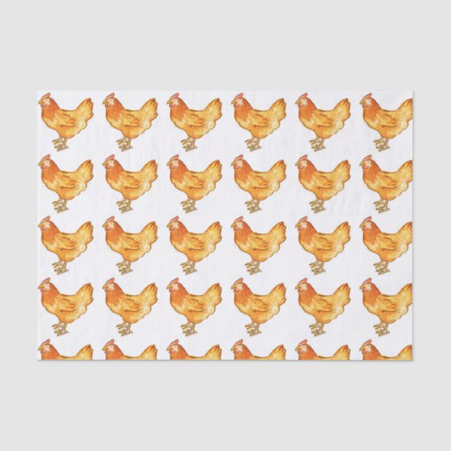 Mousseline Papier d'emballage de coq (Recto)