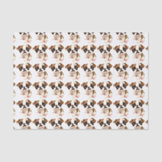 Mousseline Papier d'emballage de tissu anglais de bouledogue