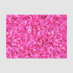 Mousseline PAPIER D'ENVELOPPEMENT DE TISSU Rose À 9 Points De