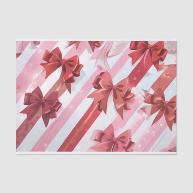 Mousseline Papier en tissu arc-rouge 2 (Recto)