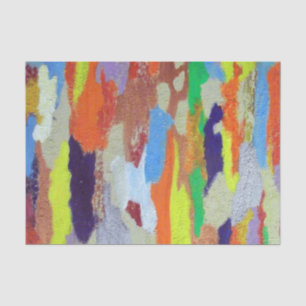 Mousseline Papier en tissu de ciment peint