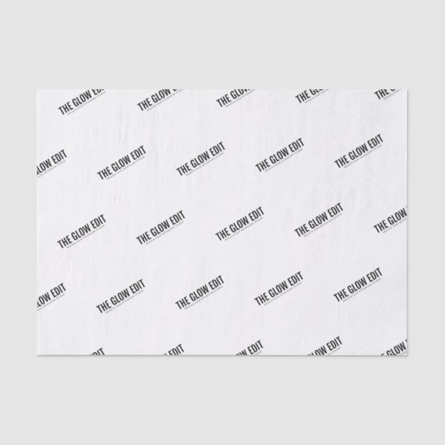 MOUSSELINE PAPIER EN TISSU DE MARQUE PERSONNALISÉ (Recto)