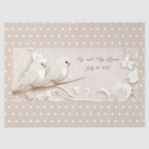 Papier mariage inséparable élégant