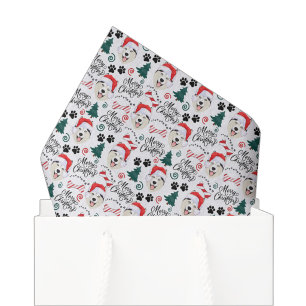 Mousseline Papier mouchoir de Noël Husky sibérien