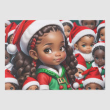 Papier mouchoir Lady Santa
