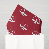 Papier mouchoir pour cadeaux de fête de juriste
