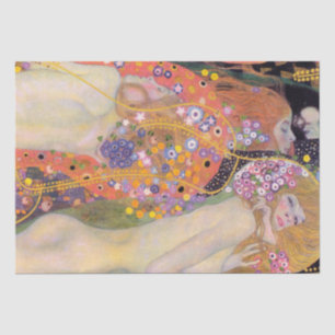 MOUSSELINE PAPIER MOUSSELINE: GUSTAV KLIMT : SERPENTS D'EAU I
