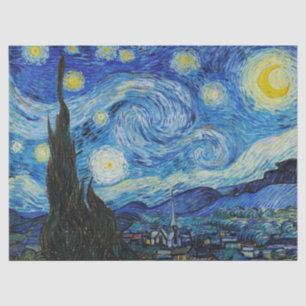 MOUSSELINE PAPIER MOUSSELINE: VINCENT VAN GOGH : NUIT STARRY