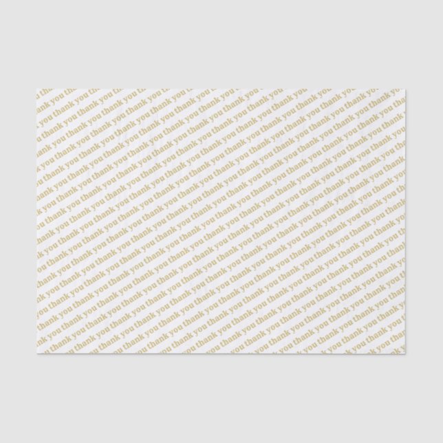 Mousseline Papier papier Merci (Recto)