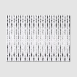 Mousseline Papier papier Motif Abstrait, noir et blanc