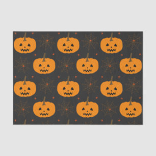 Mousseline Papier papier Motif Citrouille d'Halloween