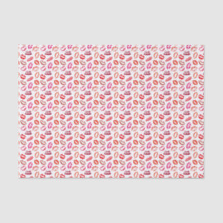 Mousseline Papier papier papier papier tissu à lèvres Kiss