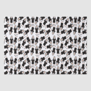 Mousseline Papier papier sur papier sur les habitudes noires