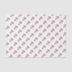 Mousseline Papier papier tissu d'aquarelle de crocus pourpre