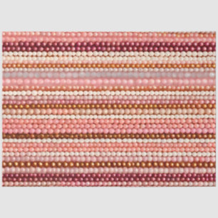 Mousseline Papier papier tissu de perle coloré