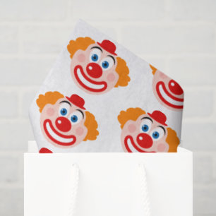 Mousseline Papier papier tissu pour envelopper le visage clow