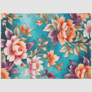 Mousseline Papier papier tissu Vintage coloré