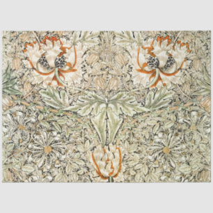 Mousseline Papier peint floral Chèvrefeuille de William Morri