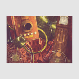 Mousseline Papier peint vintage de Steampunk