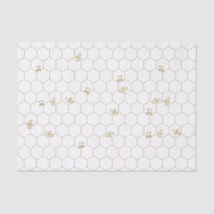 Mousseline Papier tatoué à motifs de peigne avec des petites