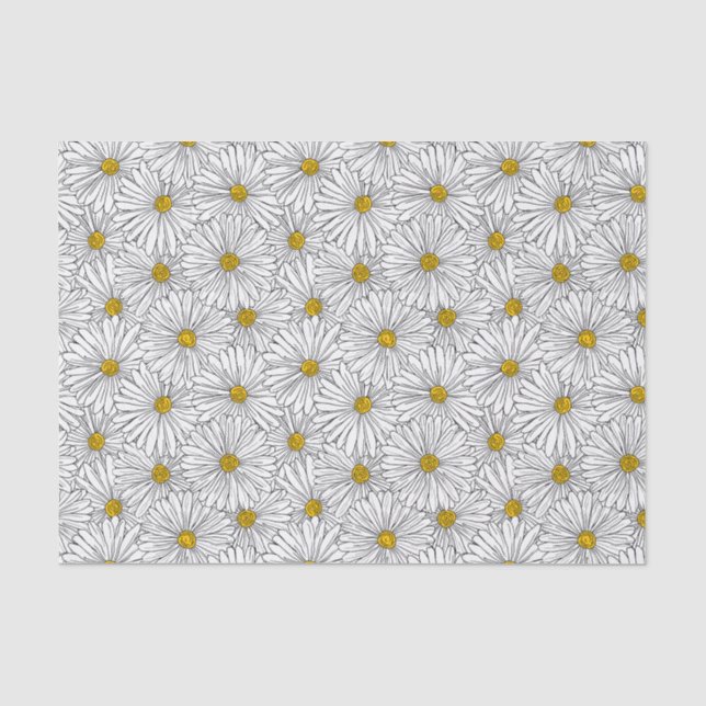 Mousseline Papier Tissu 10lb Grande Taille, Blanc (Recto)