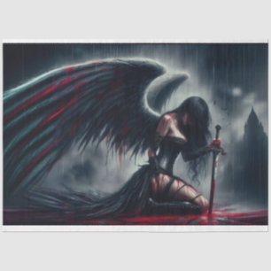 Mousseline Papier Tissu Angel Guerrier