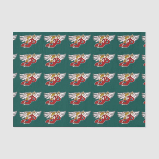 Mousseline Papier Tissu Angel Of Joy (Recto)