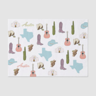 Mousseline Papier Tissu Austin Texas