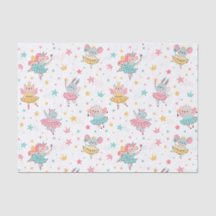 Mousseline Papier Tissu Ballerines Animaux