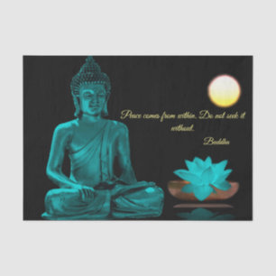 Mousseline Papier Tissu Bouddha