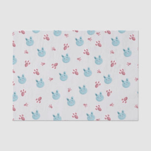 Mousseline Papier Tissu Bunny - Joli Enveloppement Cadeau Lap